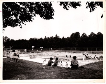 Annandale Swim and Tennis Club:  1954  -  Photo is from the Annandale Chamber of Commerce photographic archive, with all rights reserved. 